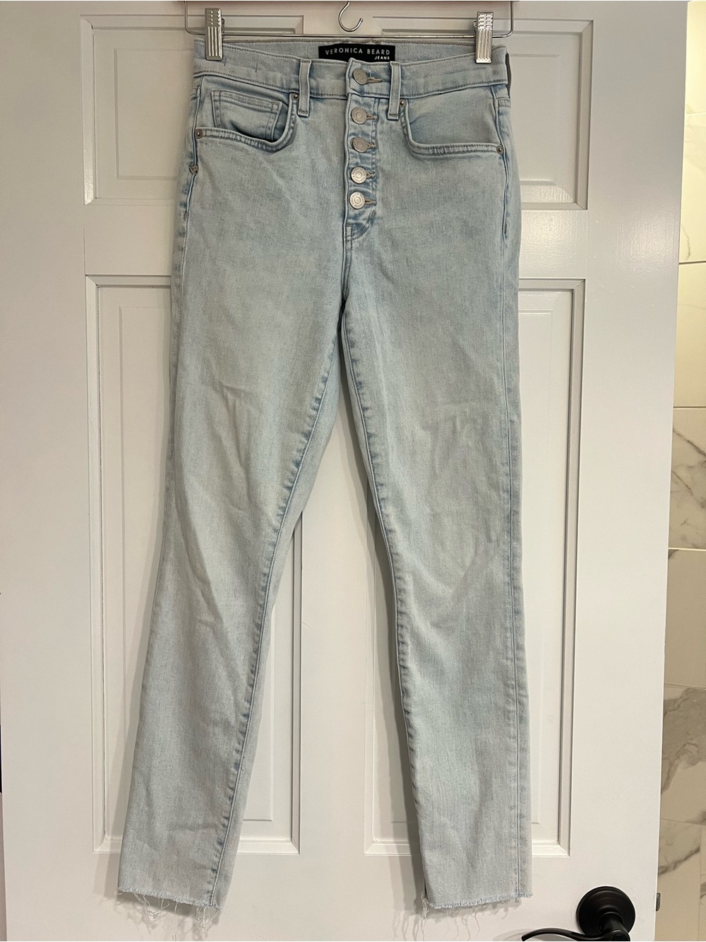 Veronica Beard Debbie Ankle Skinny High Rise Jeans